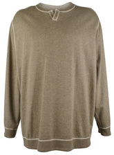 Tommy Bahama Men's Big & Tall Flipfield Abaco Reversible Sweatshirt AHthr 3XLB